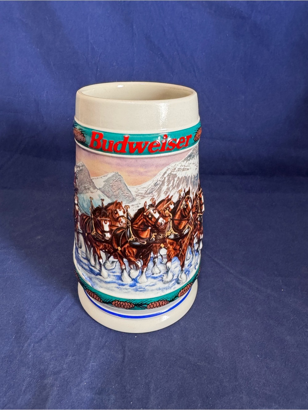 Budweiser Holiday Stein "Special Delivery" Christmas 1993 Great Condition
